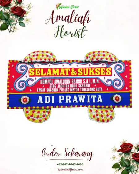 Papan Bunga Ucapan Selamat Banyuasin Iii